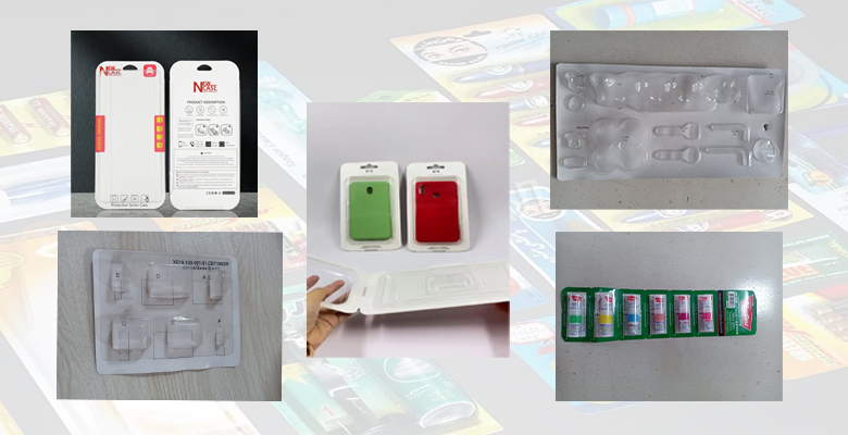 手機殼包裝自動吸塑機樣品圖